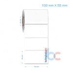 100x55 mm Opak / Mat PP, Fastyre Etiket (Fiyatları)