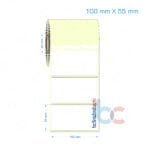 100x55 mm Etiket (Kuşe, Vellum, Eko / Lamine Termal) Fiyatları