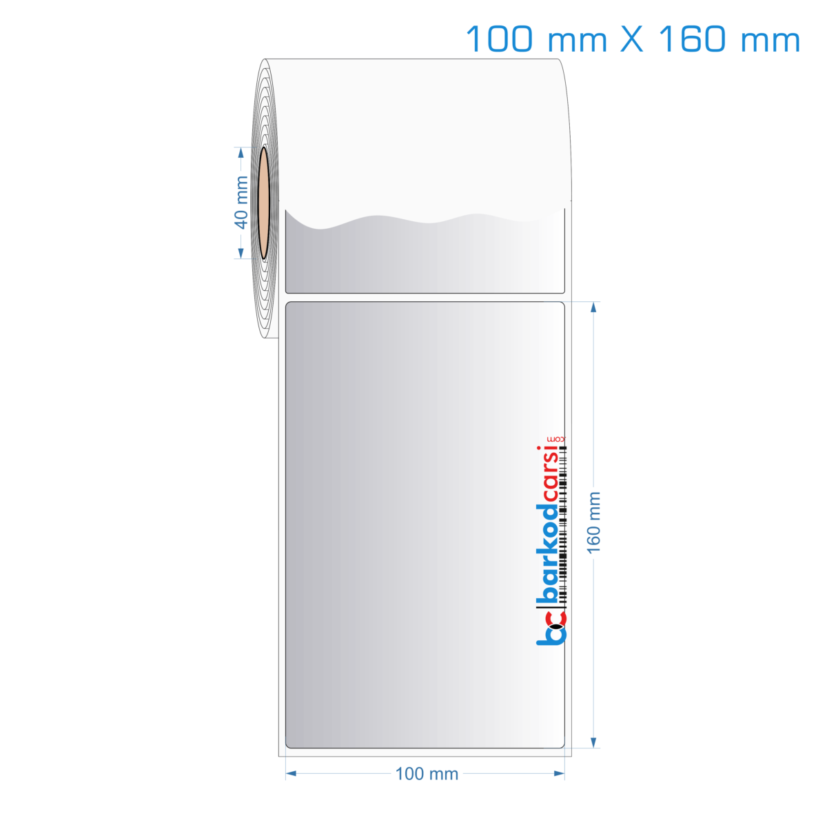 100X160 Mm Silvermat Etiket (Fiyatı)