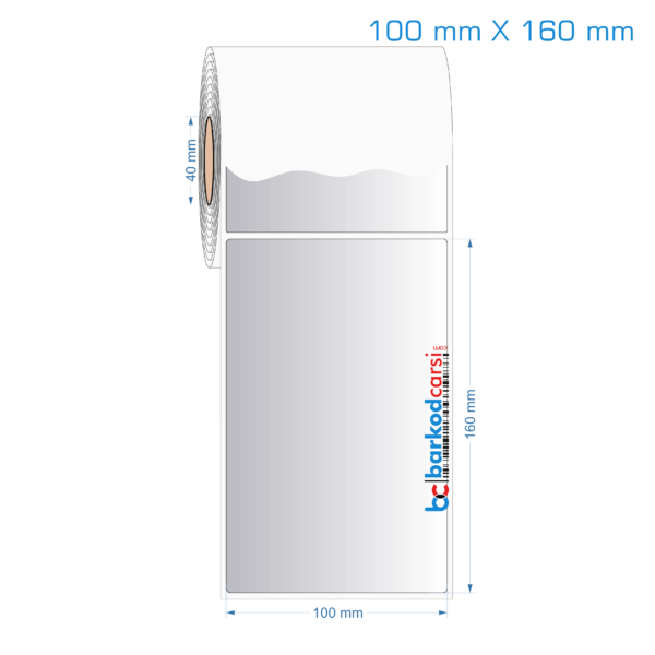 100x160 mm Silvermat Etiket (Fiyatı)