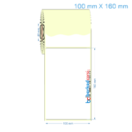 100x160 mm Etiket (Kuşe, Vellum, Eko / Lamine Termal) Fiyatları