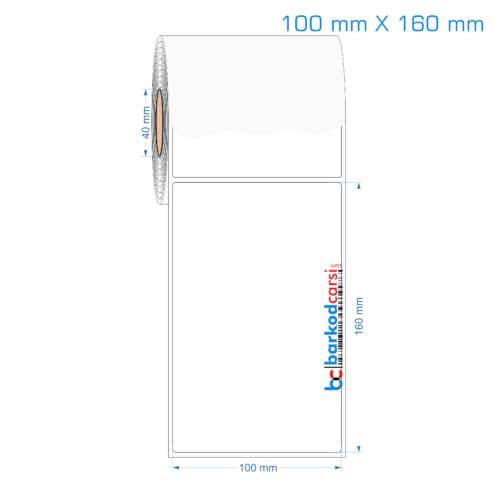 100x160 mm Opak / Mat PP, Fastyre Etiket (Fiyatları)