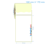 100x170 mm Etiket (Kuşe, Vellum, Eko / Lamine Termal) Fiyatları