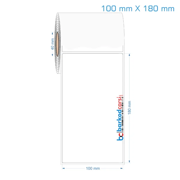 100x180 mm Opak / Mat PP, Fastyre Etiket (Fiyatları)