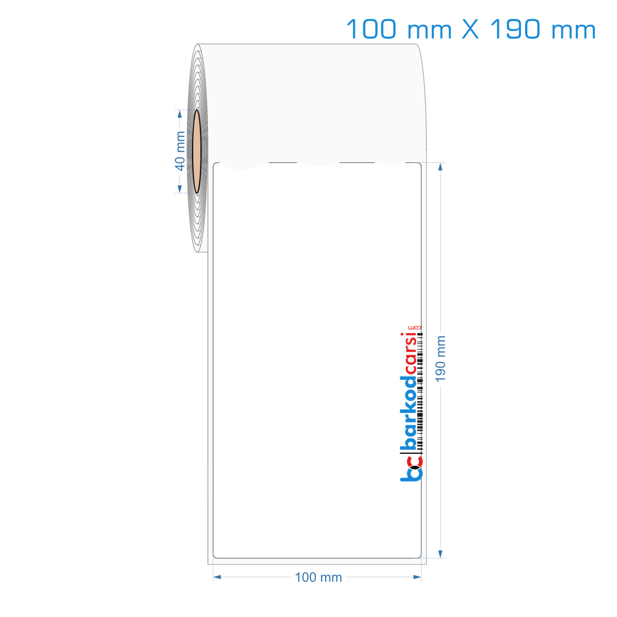 100X190-Opak-Mat-Pp-Fastyre-Etiket 100X190 Mm Opak / Mat Pp, Fastyre Etiket (Fiyatları)