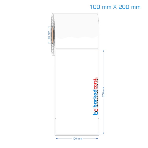 100x200 mm Opak / Mat PP, Fastyre Etiket (Fiyatları)
