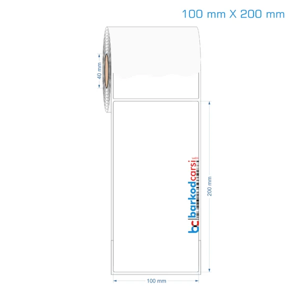 100x200 mm Opak / Mat PP, Fastyre Etiket (Fiyatları)