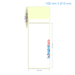 100x210 mm Etiket (Kuşe, Vellum, Eko / Lamine Termal) Fiyatları