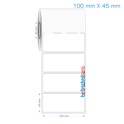 100x45 mm Opak / Mat PP, Fastyre Etiket (Fiyatları)