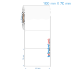 100x70 mm Opak / Mat PP, Fastyre Etiket (Fiyatları)