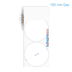 100 mm Çap Opak / Mat PP, Fastyre Etiket (Fiyatları)