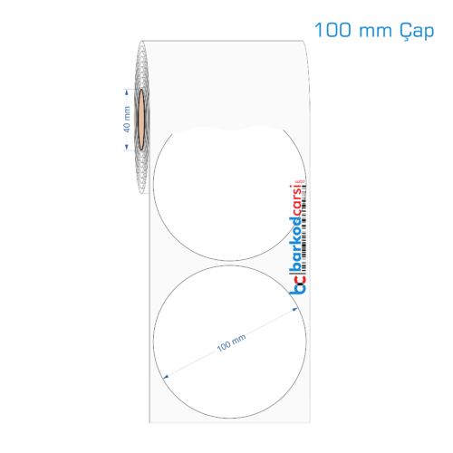 100 mm Çap Opak / Mat PP, Fastyre Etiket (Fiyatları)