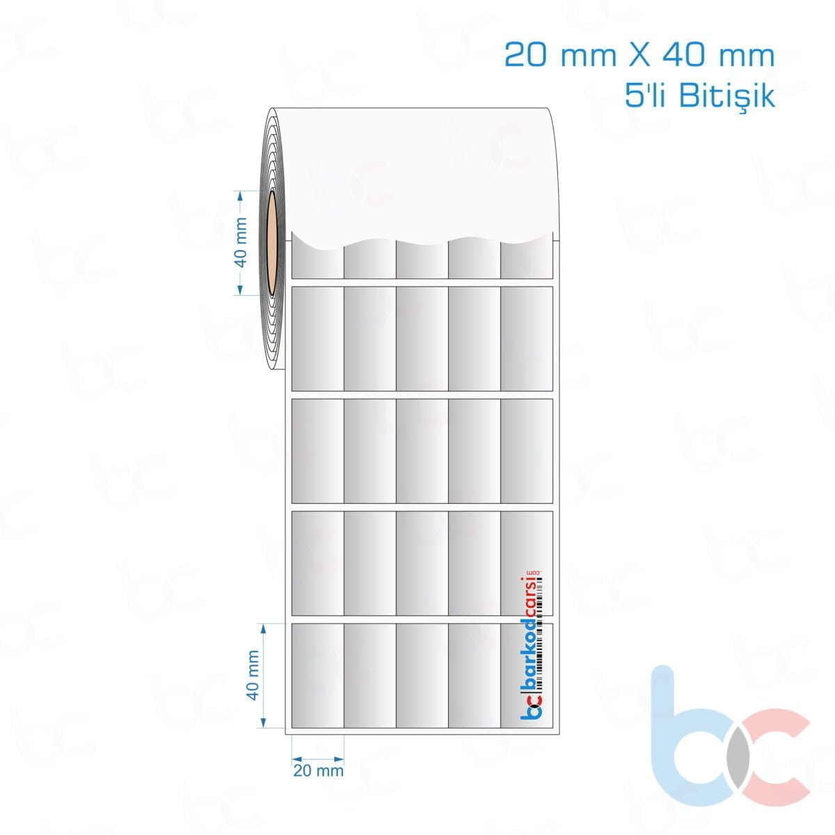 20X40 Mm 5'Li Bitişik Silvermat Etiket (Fiyatı) 20X40 Mm 5'Li Bitişik Silvermat Etiket (Fiyatı)