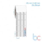 25x40 mm 3'lü Bitişik Silvermat Etiket (Fiyatı)