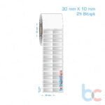 30x10 mm 2'li Bitişik Silvermat Etiket (Fiyatı)