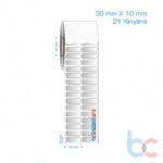 30x10 mm 2'li Yanyana Silvermat Etiket (Fiyatı)