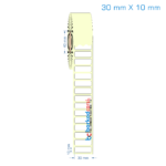 30x10 mm Etiket (Kuşe, Vellum, Eko / Lamine Termal) Fiyatları