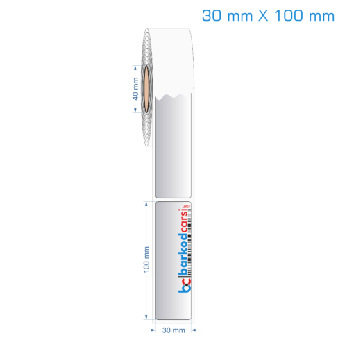 30x100 mm Silvermat Etiket (Fiyatı)