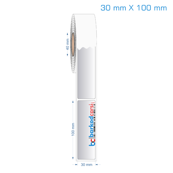 30x100 mm Silvermat Etiket (Fiyatı)