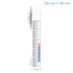 30x35 mm Silvermat Etiket (Fiyatı)