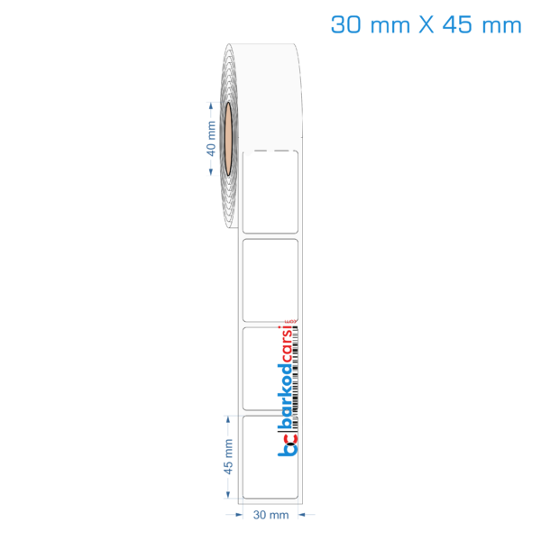 30x45 mm Opak / Mat PP, Fastyre Etiket (Fiyatları)