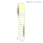 35x10 mm Etiket (Kuşe, Vellum, Eko / Lamine Termal) Fiyatları