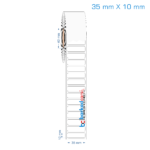 35x10 mm Opak / Mat PP, Fastyre Etiket (Fiyatları)