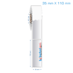 35x110 mm Silvermat Etiket (Fiyatı)