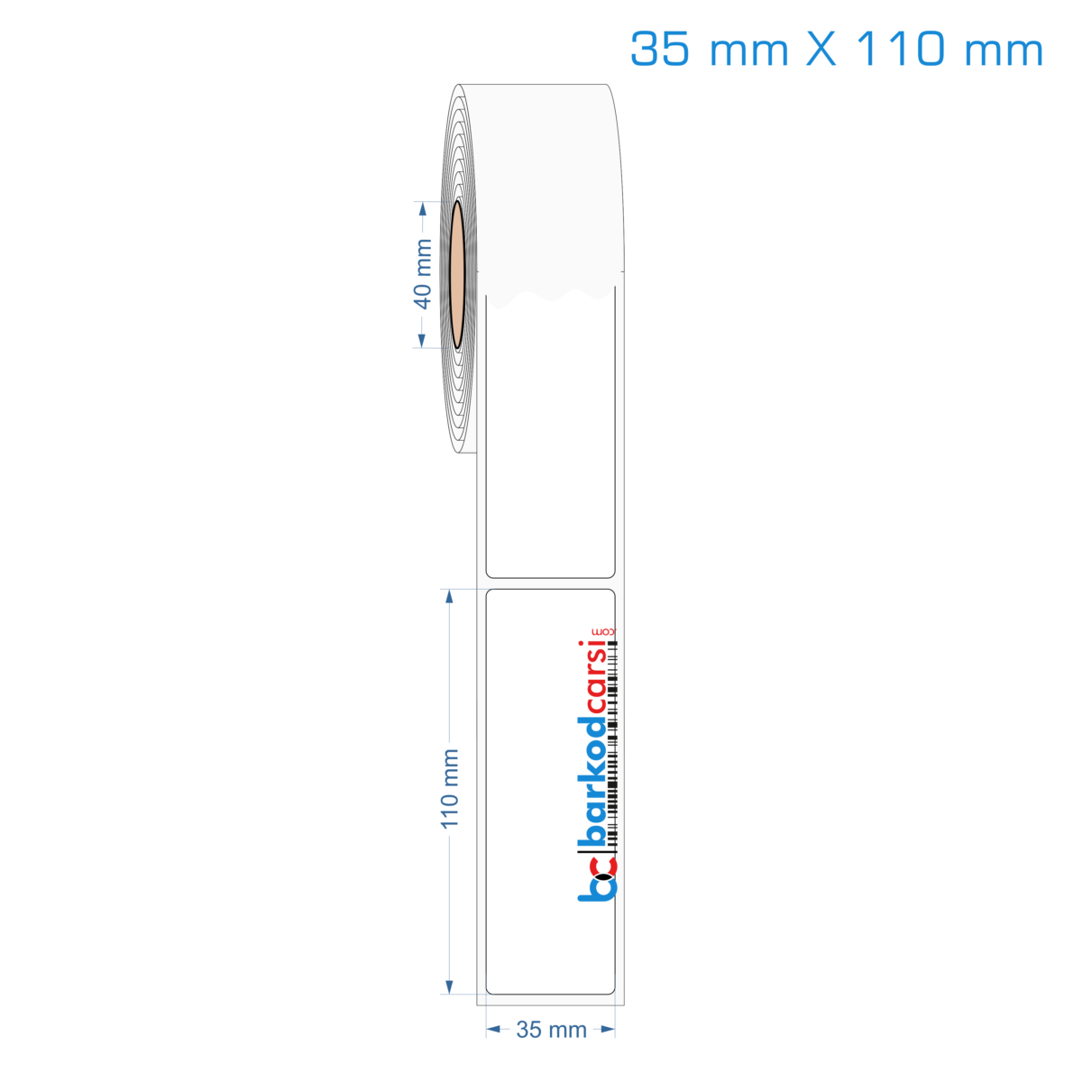 35X110 Mm Opak / Mat Pp, Fastyre Etiket (Fiyatları)