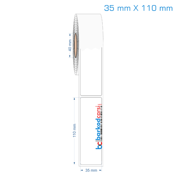 35x110 mm Opak / Mat PP, Fastyre Etiket (Fiyatları)