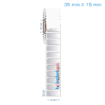 35x15 mm Silvermat Etiket (Fiyatı)