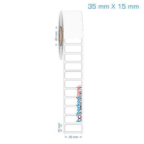35x15 mm Opak / Mat PP, Fastyre Etiket (Fiyatları)