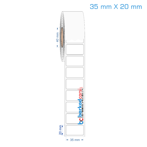 35x20 mm Opak / Mat PP, Fastyre Etiket (Fiyatları)