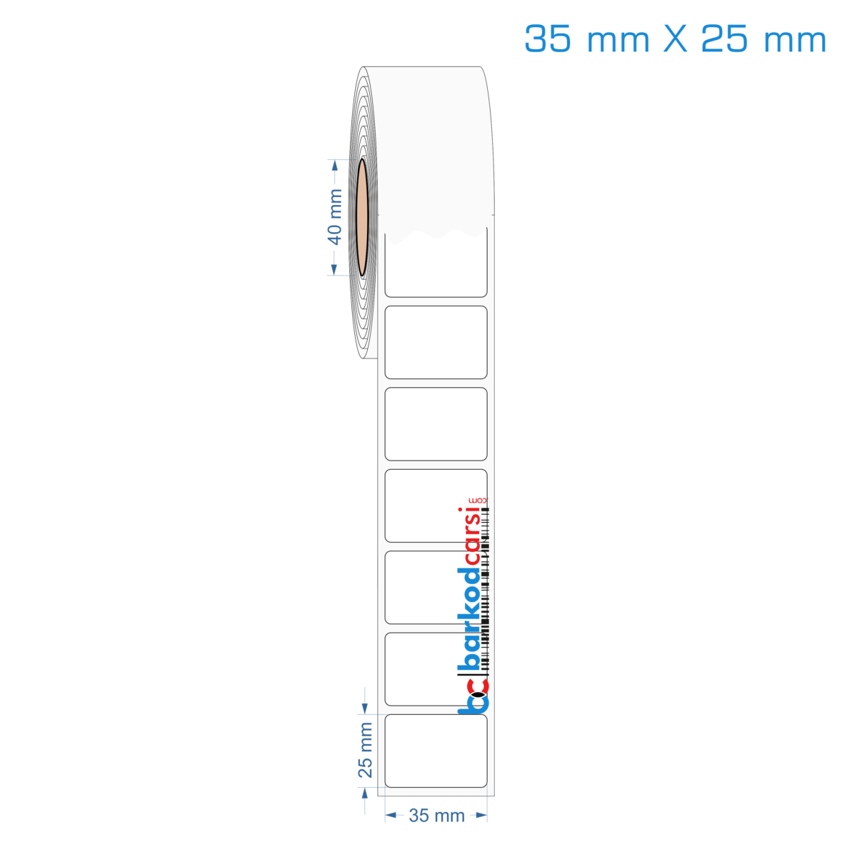 35X25 Mm Opak / Mat Pp, Fastyre Etiket (Fiyatları)