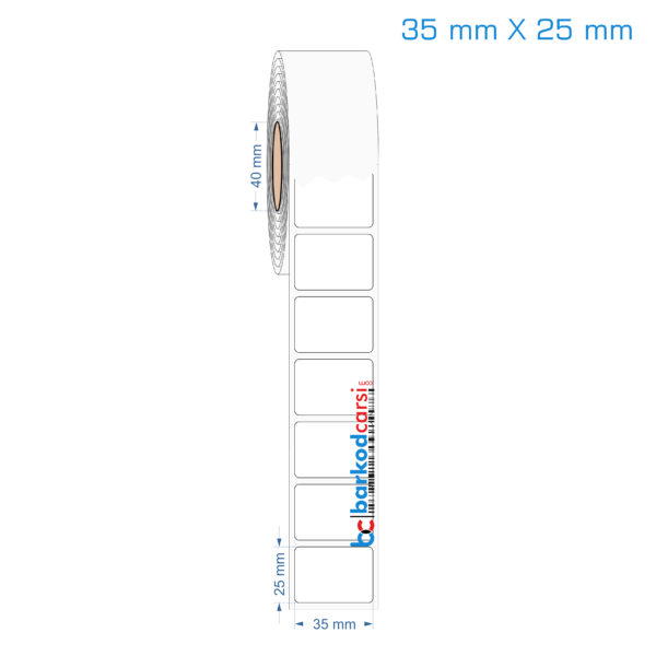 35x25 mm Opak / Mat PP, Fastyre Etiket (Fiyatları)