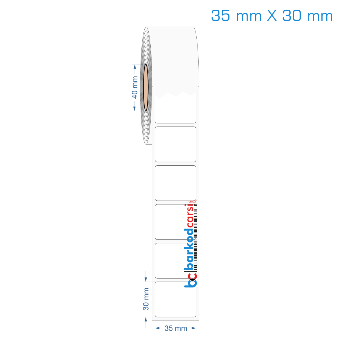 35X30 Mm Opak / Mat Pp, Fastyre Etiket (Fiyatları)
