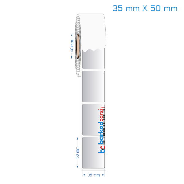 35x50 mm Silvermat Etiket (Fiyatı)