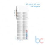 37x20 mm 2'li Yanyana Silvermat Etiket (Fiyatı)