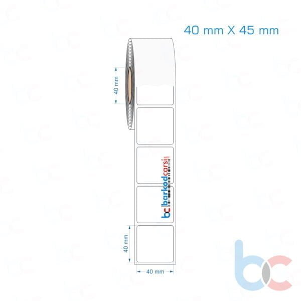 40x45 mm Opak / Mat PP, Fastyre Etiket (Fiyatları)