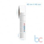 40x45 mm Silvermat Etiket (Fiyatı)