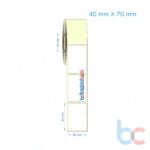 40x70 mm Etiket (Kuşe, Vellum, Eko / Lamine Termal) Fiyatları