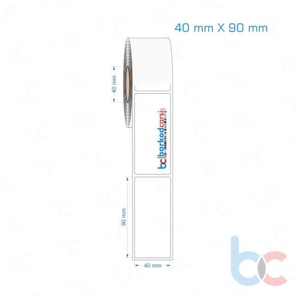 40x90 mm Opak / Mat PP, Fastyre Etiket (Fiyatları)