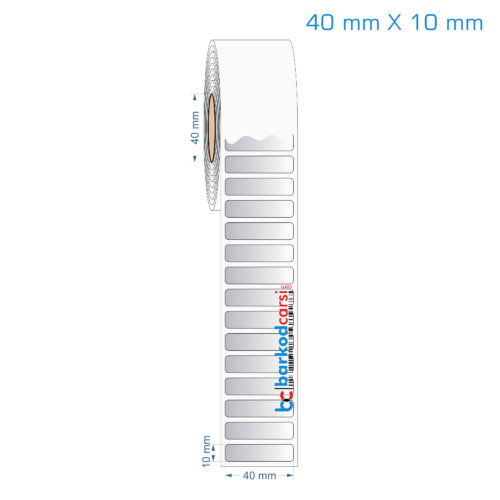 40x10 mm Silvermat Etiket (Fiyatı)
