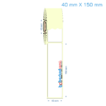 40x150 mm Etiket (Kuşe, Vellum, Eko / Lamine Termal) Fiyatları