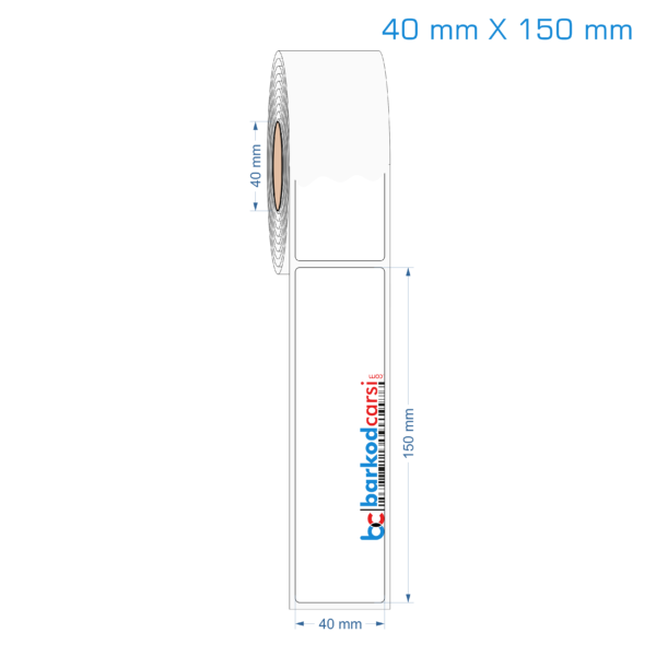 40x150 mm Opak / Mat PP, Fastyre Etiket (Fiyatları)