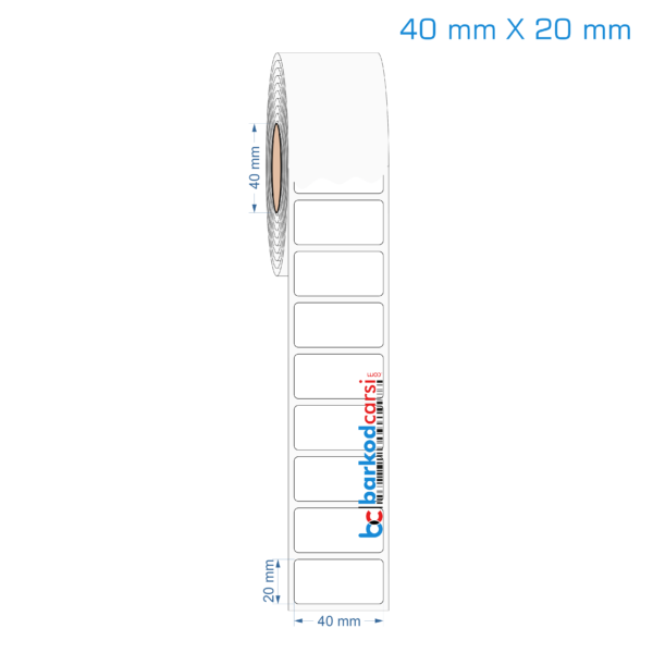 40x20 mm Opak / Mat PP, Fastyre Etiket (Fiyatları)