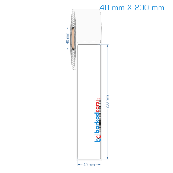40x200 mm Opak / Mat PP, Fastyre Etiket (Fiyatları)