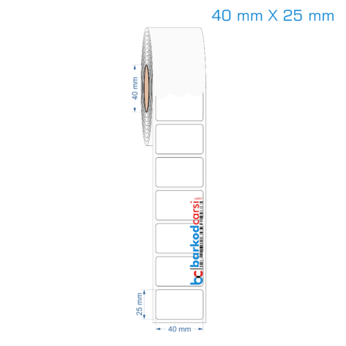 40x25 mm Opak / Mat PP, Fastyre Etiket (Fiyatları)