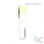 45x130 mm Etiket (Kuşe, Vellum, Eko / Lamine Termal) Fiyatları