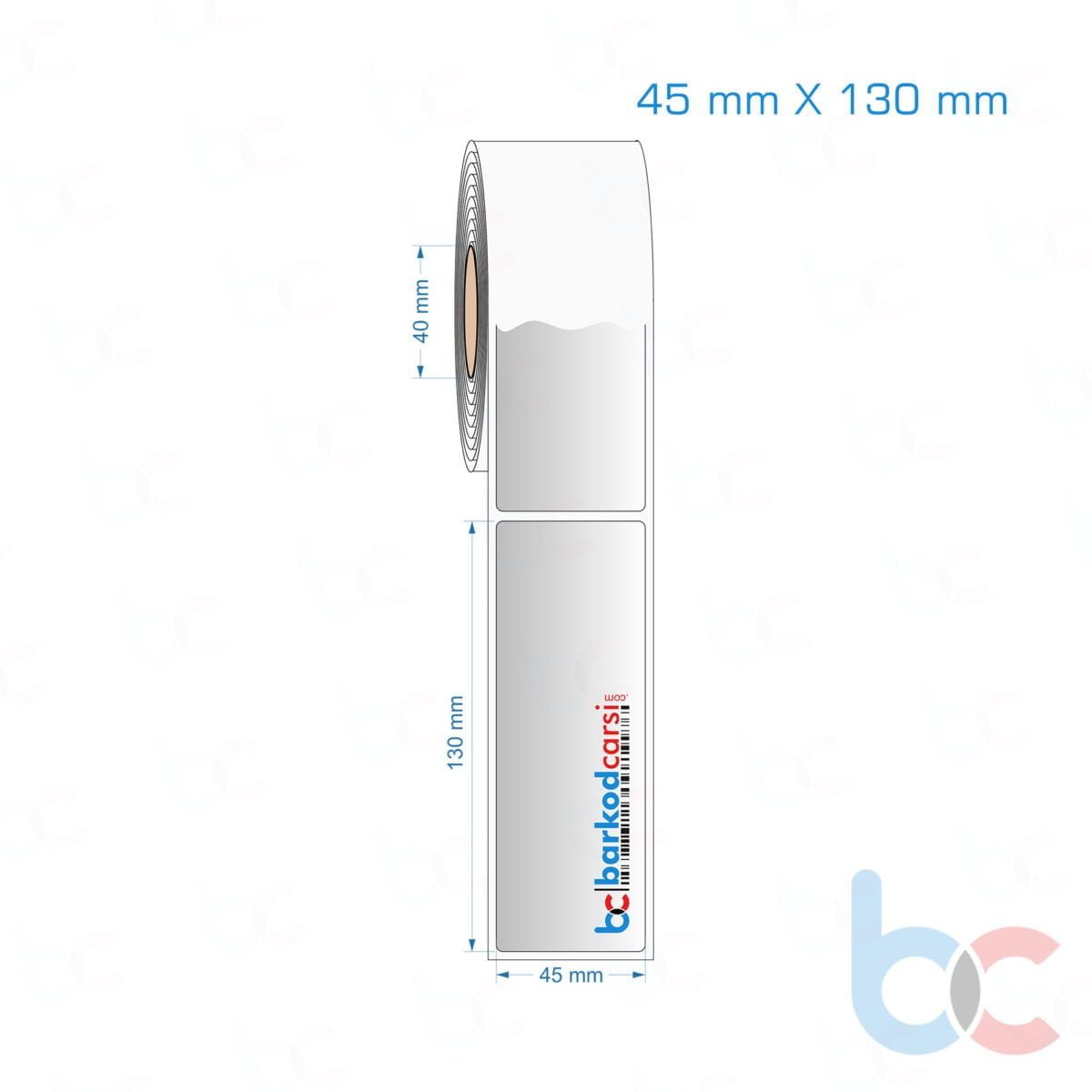 45X130 Mm Silvermat Etiket (Fiyatı)